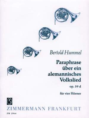 Bertold Hummel: Paraphrase op. 59d