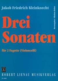Kleinknecht, J F: Drei Sonaten