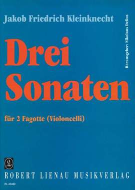 Kleinknecht, J F: Drei Sonaten