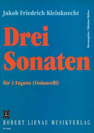 Kleinknecht, J F: Drei Sonaten