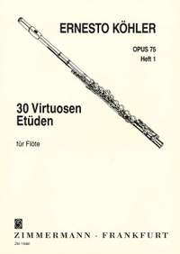 Koehler, E: 30 Virtuoso Etudes in every major and minor key op. 75 Book 1