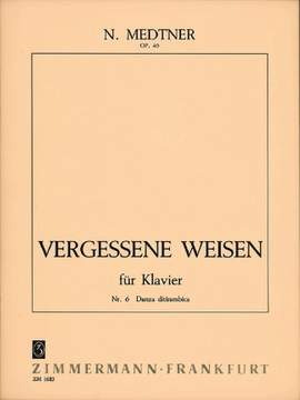 Medtner, N: Vergessene Weisen op. 40