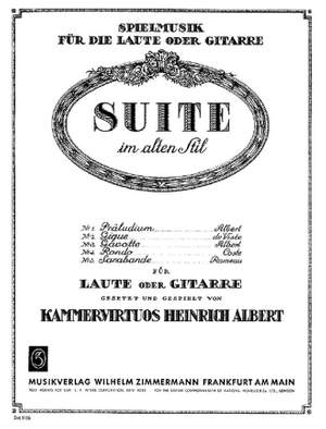 Heinrich Albert: Suite im alten Stil