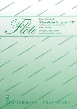 Schubert: 3 Sonatinas op. posth. 137 D 384 Issue 1