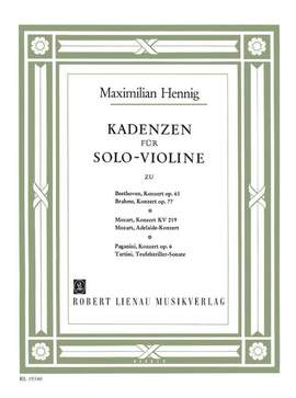 Hennig, M: Kadenzen komplett