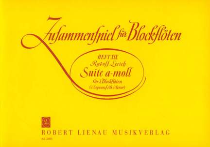 Rudolf Lerich: Suite a-Moll