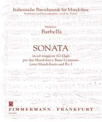 Barbella, E: Sonata in sol maggiore (G-Dur) G major