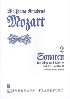 Wolfgang Amadeus Mozart: Sonate C-Dur und F-Dur KV 14+13