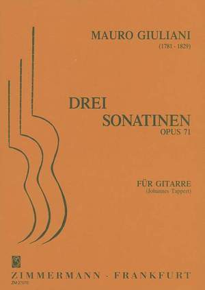 Giuliani, M: Three Sonatinas op. 71