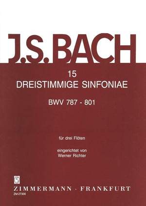 Bach, J S: 15 Three-Part sinfoniae BWV 787-801