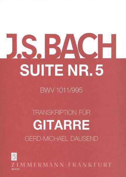 Bach, J S: Suite No. 5