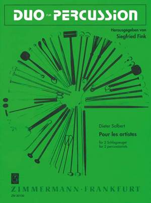 Dieter Salbert: Pour les artistes