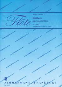 Cardon, J: Quatuor pour quatre flûtes
