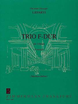 Lidarti, C J: Trio F-Dur F major