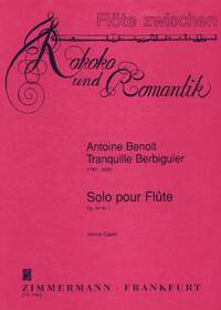 Berbiguier, T: Solo pour Flûte op. 43/1