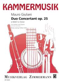 Giuliani, M: Duo Concertant E minor op. 25
