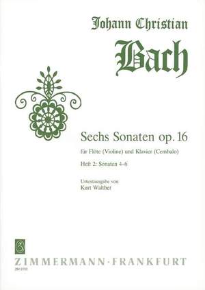 Johann Sebastian Bach: Sonaten(6) 2 Op.16 (J.C.)