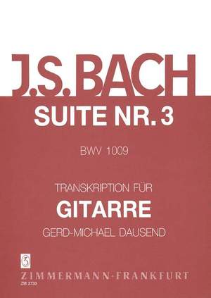Bach, J S: Suite No. 3 BWV 1009