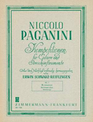 Paganini, N: Romance from the Great Sonata