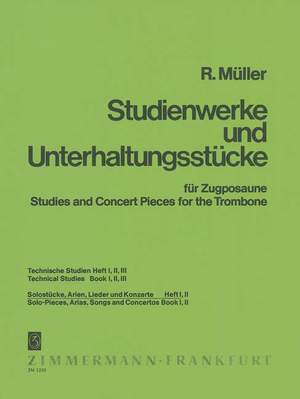 Mueller, R: Studies and Concert Pieces Book 1