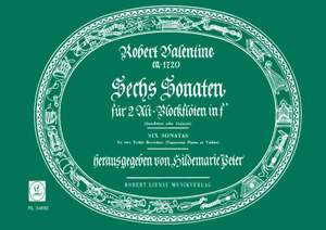 Robert Valentine: 6 Sonaten
