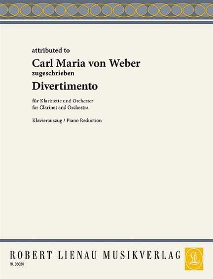 Weber, C M v: Divertimento E flat major E flat major