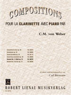 Weber, C M v: Concerto No. 1 F minor op. 73