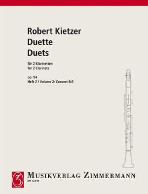 Robert Kietzer: Duetten Opus 94 Heft 2: Konzert Stil