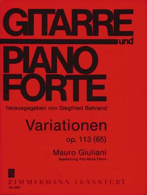 Giuliani, M: Variations op. 113 (65)