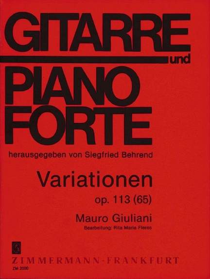 Giuliani, M: Variations op. 113 (65)