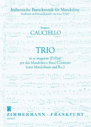 Prospero Cauciello: Trio per due Mandolini e Basso Continuo