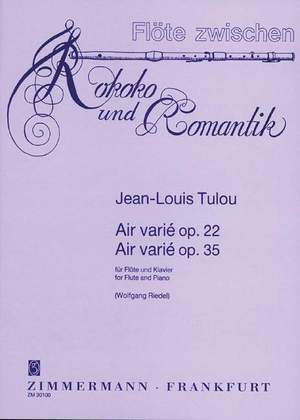 Tulou, J: Air varié op. 22 und op. 35