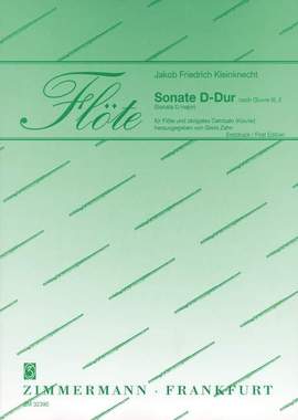 Kleinknecht, J F: Sonata D major D major