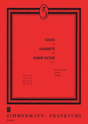 R. Kietzer: Schule Fur Clarinet 3 Op.79