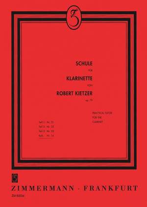 R. Kietzer: Schule Fur Clarinet Op.79 Compl.
