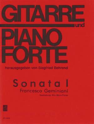 Geminiani, F: Sonata I