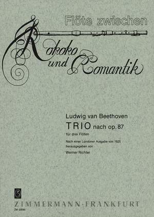 Beethoven, L v: Trio on op. 87