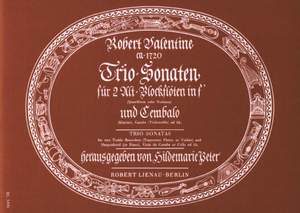 Valentine, R: Trio Sonatas