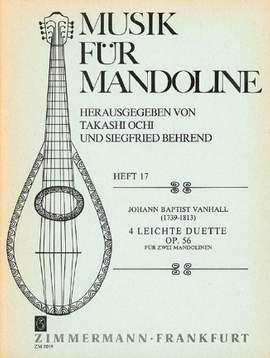 Wanhal, J B: Vier leichte Duette op. 56