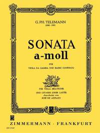 Telemann, G P: Sonata A minor