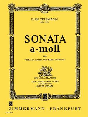 Telemann, G P: Sonata a-Moll A minor