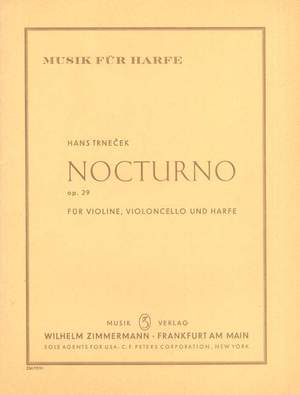 Trnecek, H: Nocturno op. 29