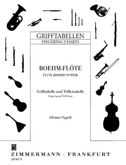 Fingering Chart - Flute (Bohm System With Trills)