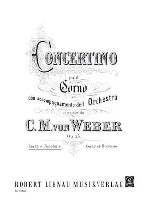 Carl Maria von Weber: Concertino e-Moll op. 45