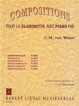 Carl Maria von Weber: Clarinet Concertino In E Flat Op.26