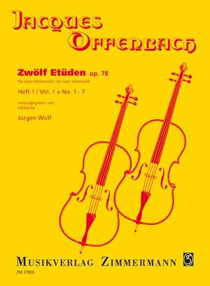 Offenbach, J: Twelve Etudes op. 78 Book 1