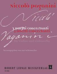 Niccolò Paganini: 3 Duetti Concertanti