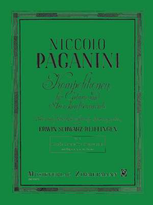 Paganini, N: Great Sonata A major Series 1 Nr. 1