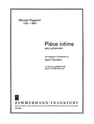 Paganini, N: Pièce intime