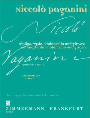 Niccolò Paganini: Quartet No.10 In A